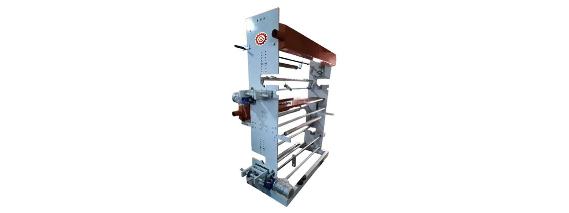 Two Colour Online Floor Mounted Roto Printing Machine