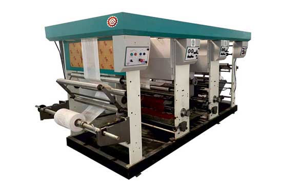 Two Color Rotogravure Printing Machine